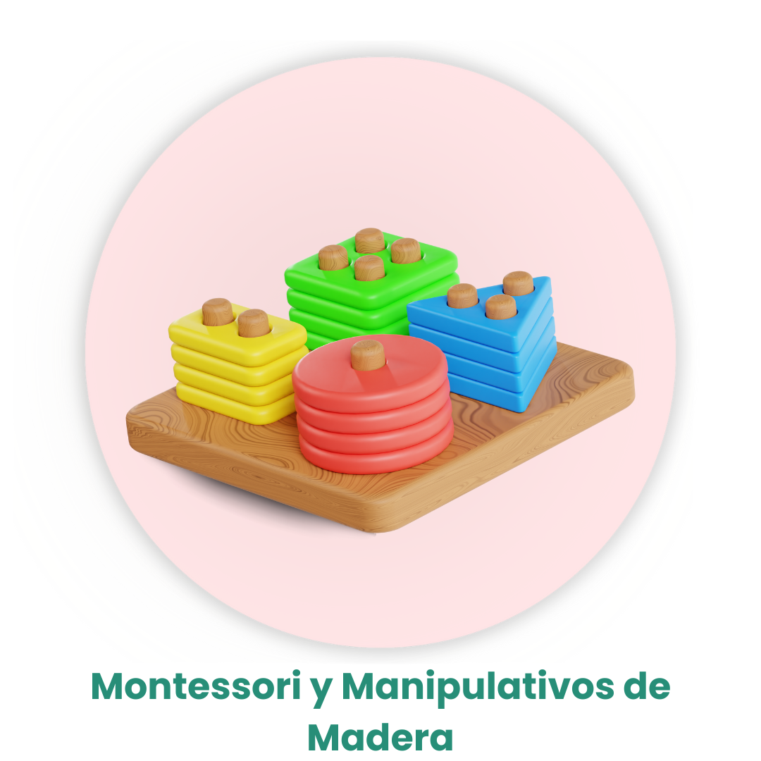 Montessori y Manipulativos de Madera