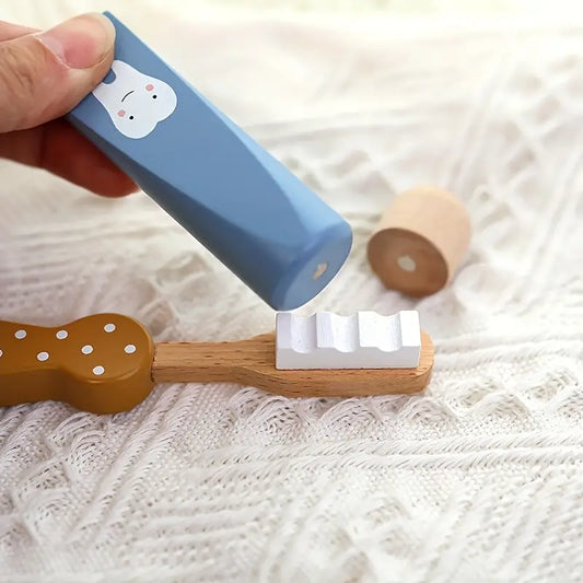 🦷 Set de Dentista Didáctico de Madera – Juego de Roles Infantil