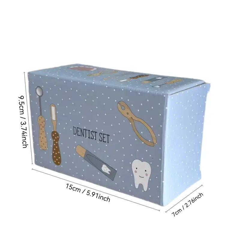 🦷 Set de Dentista Didáctico de Madera – Juego de Roles Infantil