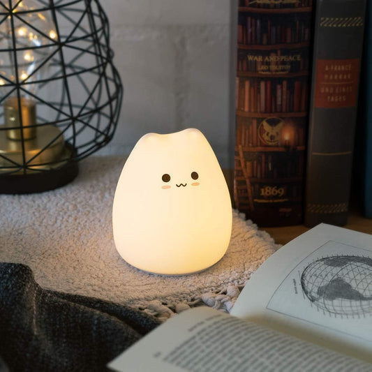 Lámpara Gatito Suave – Little Cat Silicone Light con toque y 3 modos de luz