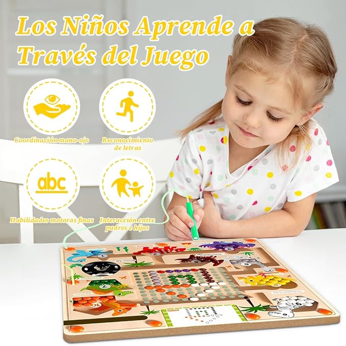 🦖 Laberinto Dinosaurios con Bolígrafo – Juego Didáctico Infantil