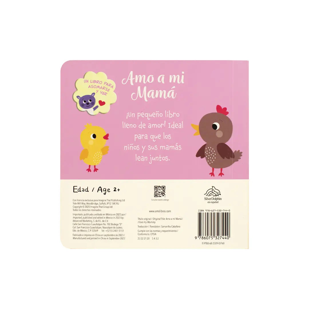 Libro Amo a mi Mamá – con relieves