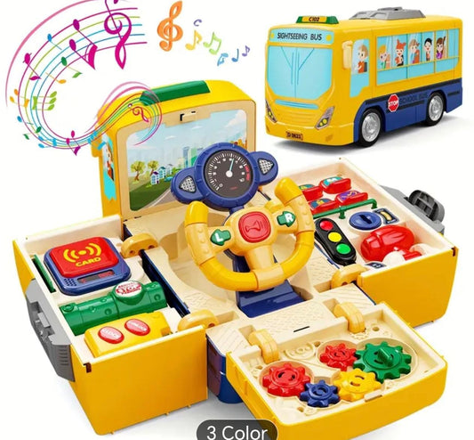 Autobús Interactivo – Juguete didáctico con bloques y actividades