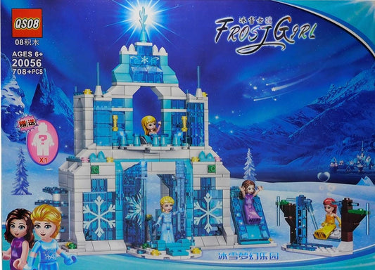 👑 Castillo Princesa de Hielo – Bloques de Construcción Infantiles