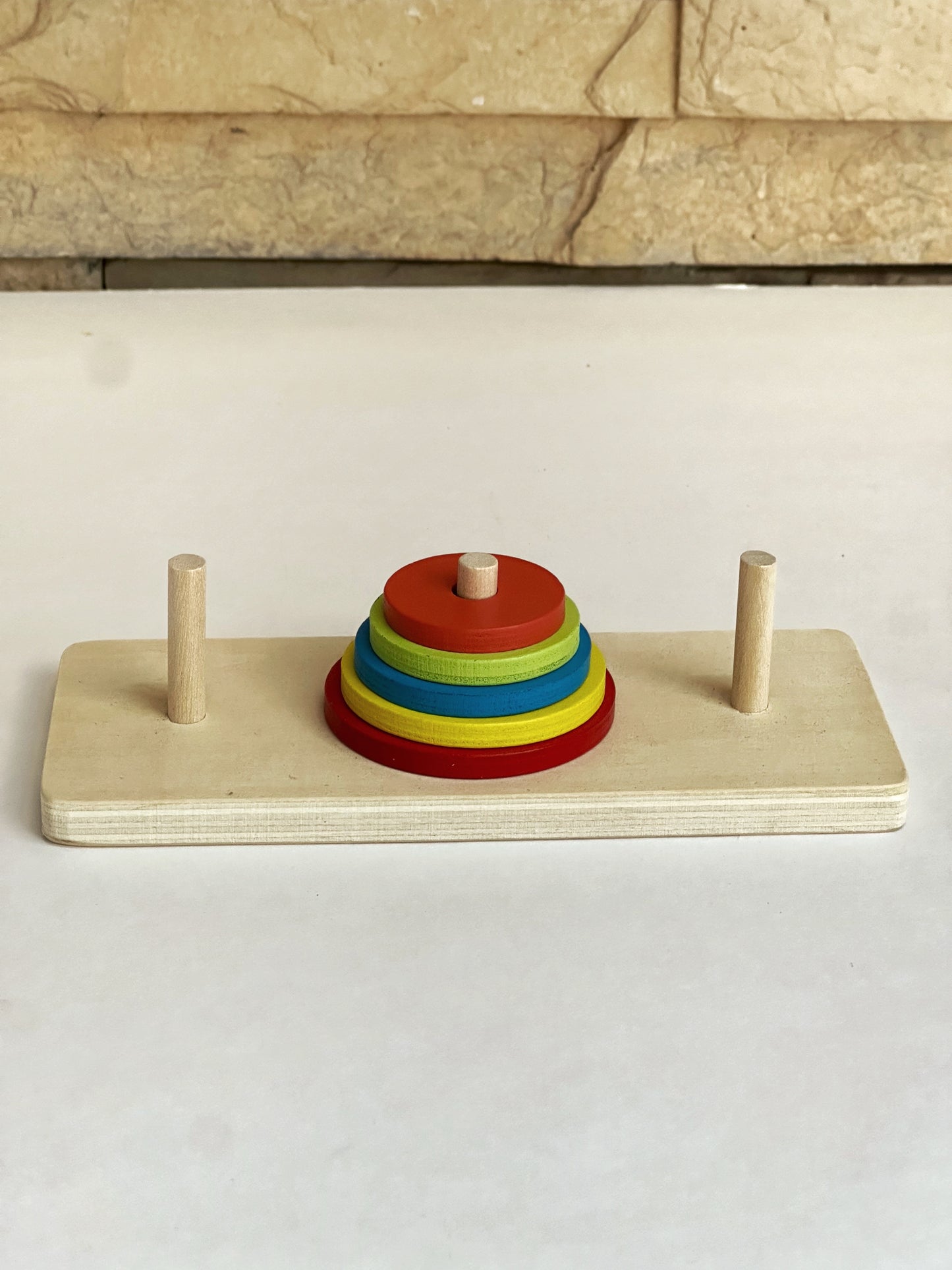 "Torre Mágica Tous" - Juego de Apilamiento Premium de Madera Maciza