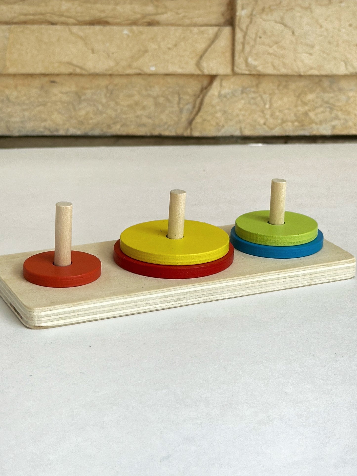 "Torre Mágica Tous" - Juego de Apilamiento Premium de Madera Maciza