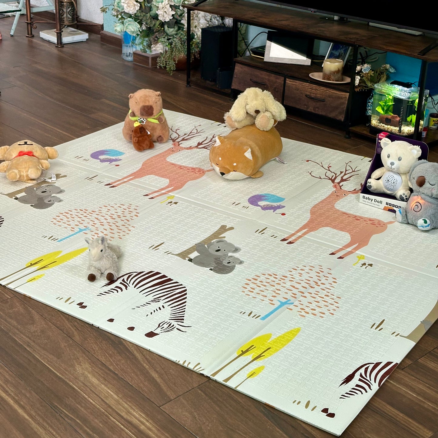 Tapete de Juego para Bebé Mini Ciudad - Doble Cara