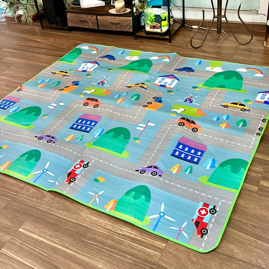 Alfombra interactiva Mini Ciudad - Doble Cara