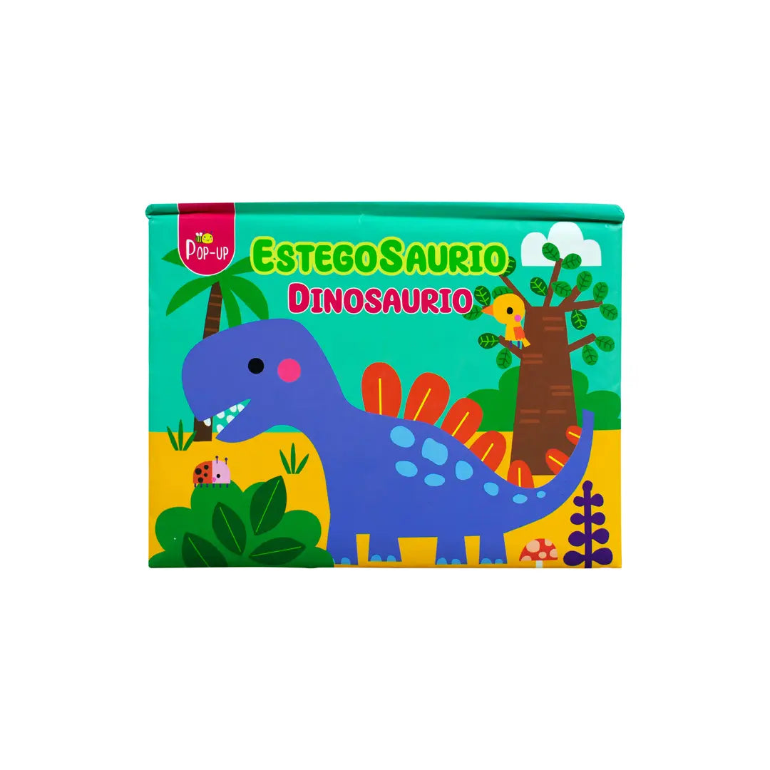 Libro Mini Dino Pop-Up – Brontosaurio y Estegosaurio