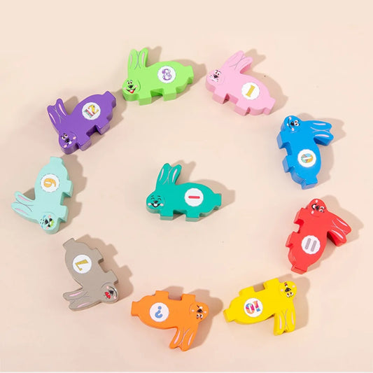 Jenga Conejito Didáctico – Torre de Equilibrio y Coordinación para Niños