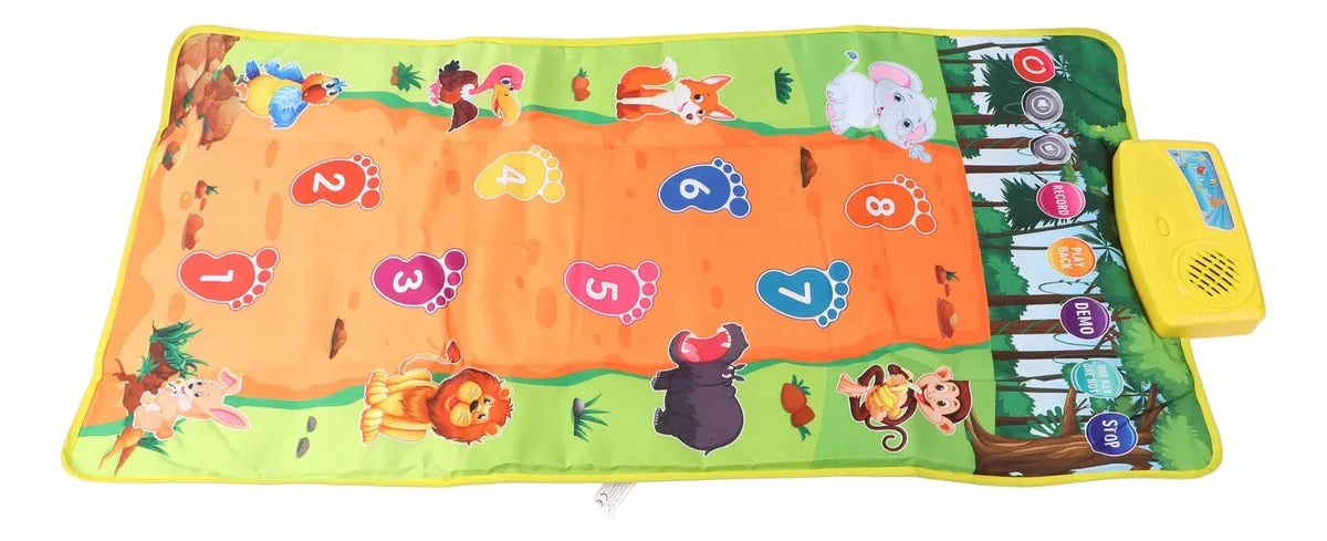 Tapete Musical Interactivo de Animales – Piano Infantil 85×43 cm