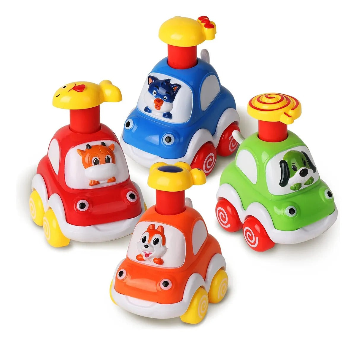 Carritos Press and Go – Juguete de impulso para diversión sin pilas