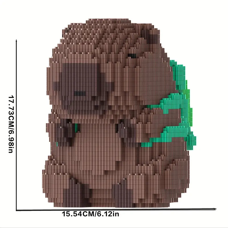 "CapyBricks" - Kit de Construcción de Capibara con 120 Fichas