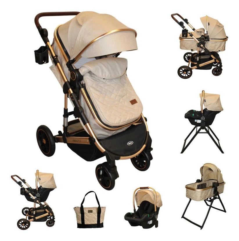 Carriola Amalfi 6 en 1 iBaby – Travel System Premium