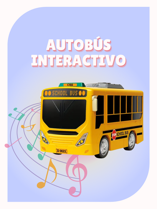 Autobús Interactivo – Juguete didáctico con bloques y actividades