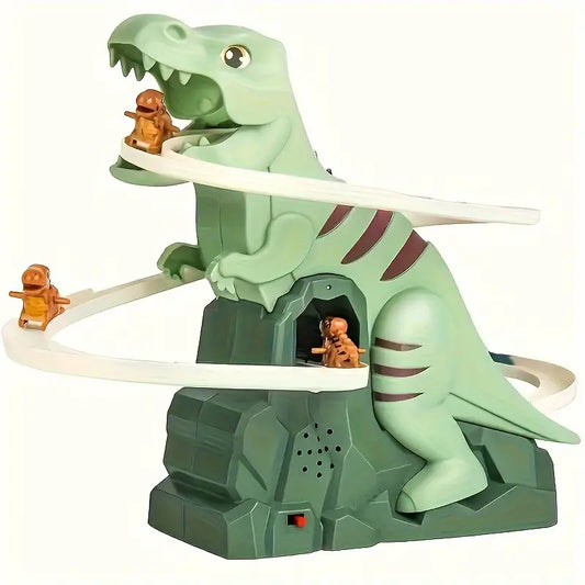 "Rampa Jurásica" - Pista de Cocodrilo con Mini Dinosaurios