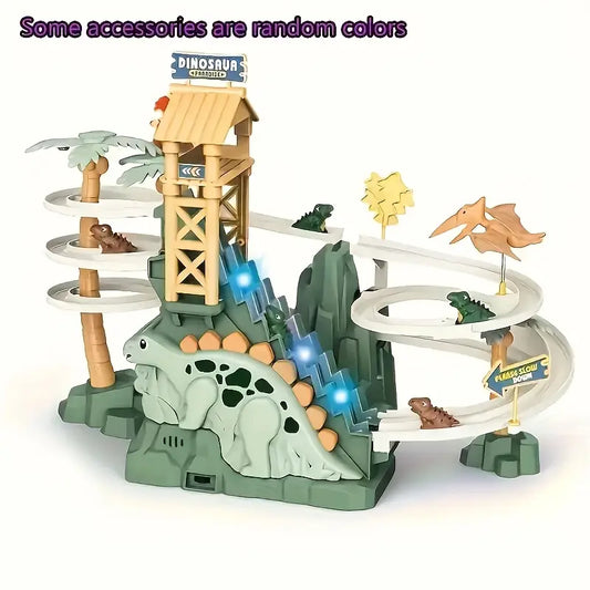 "Dino Spin Safari" - Pista Giratoria de Dinosaurios