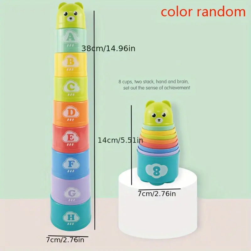 Torre de Apilamiento Educativa de Desarrollo para Bebés
