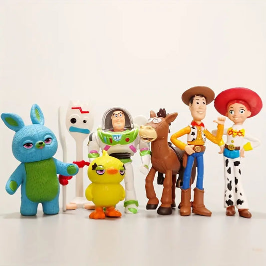 🌟 ¡Set Buzz & Woody: Aventuras en Miniatura (7 Piezas de Toy Story)!