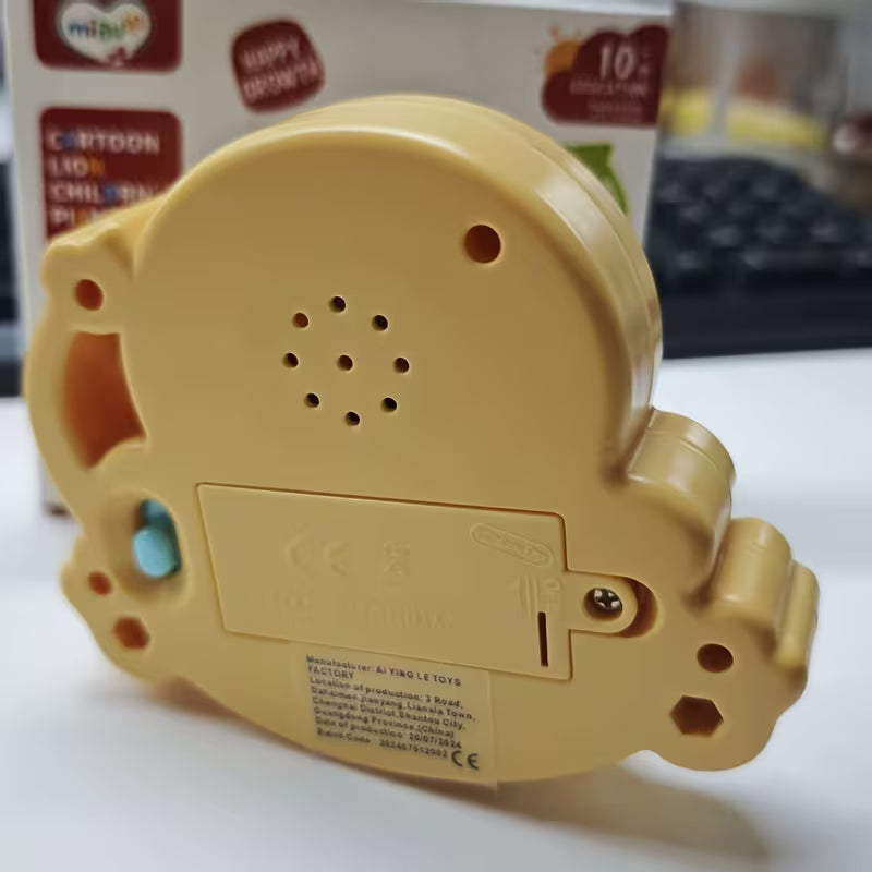 Mini Piano Musical Sensorial León o Changuito para Bebés
