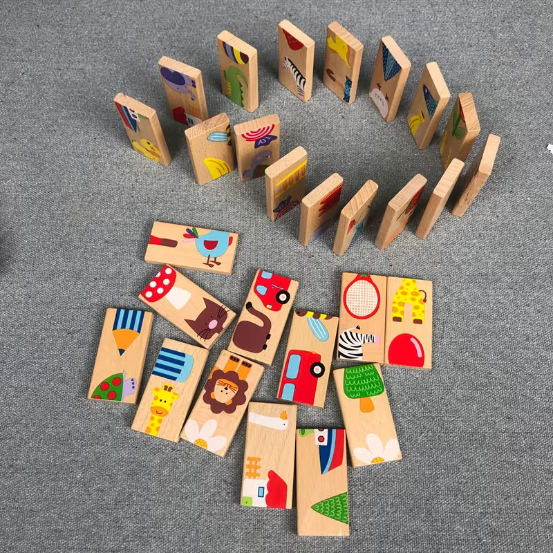 Dominó Lógico Vida Diaria – Juego educativo de asociación