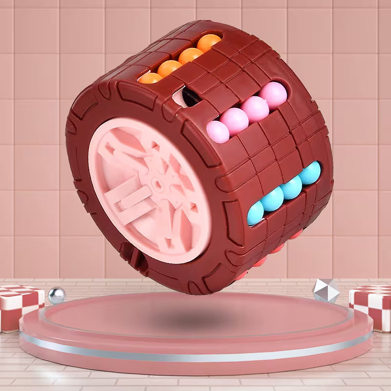 Cubo Cilíndrico 3D Sensorial Antiestrés para Niños