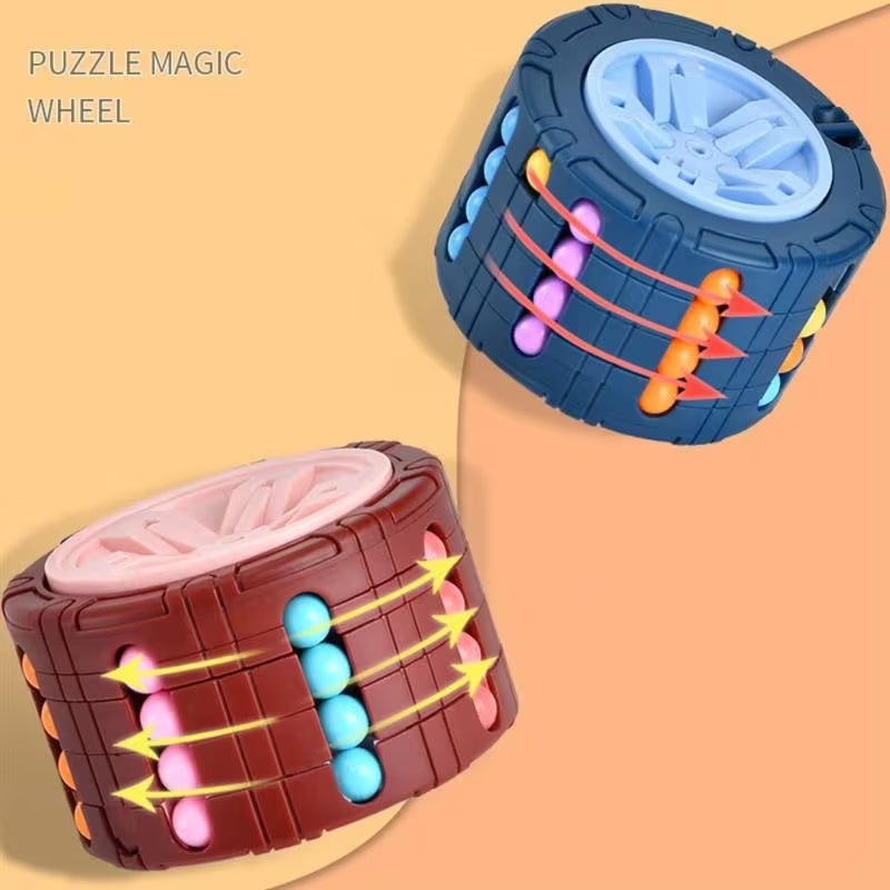 Cubo Cilíndrico 3D Sensorial Antiestrés para Niños