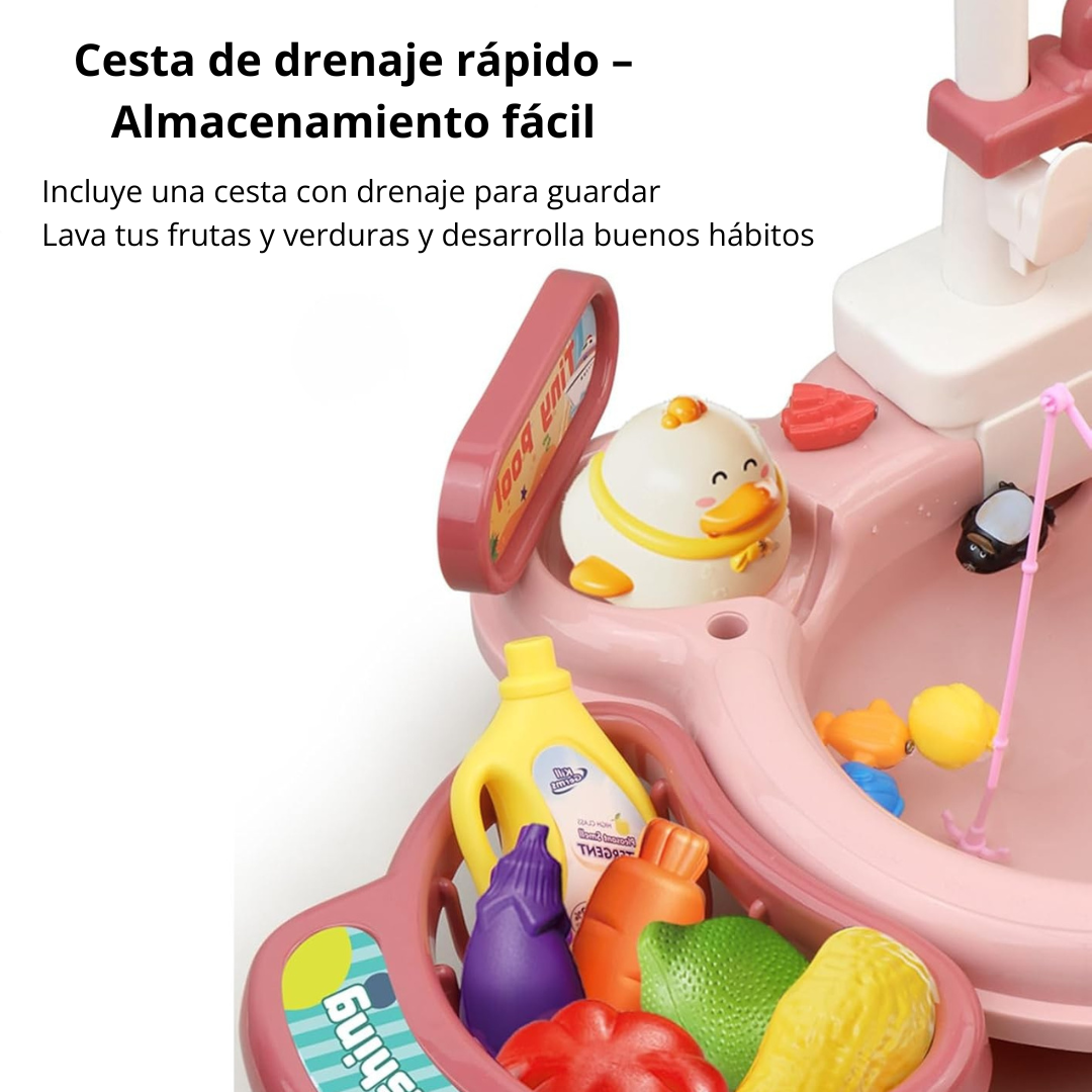 Fregadero Acuático Multifunción – Juego Sensorial con Agua Real