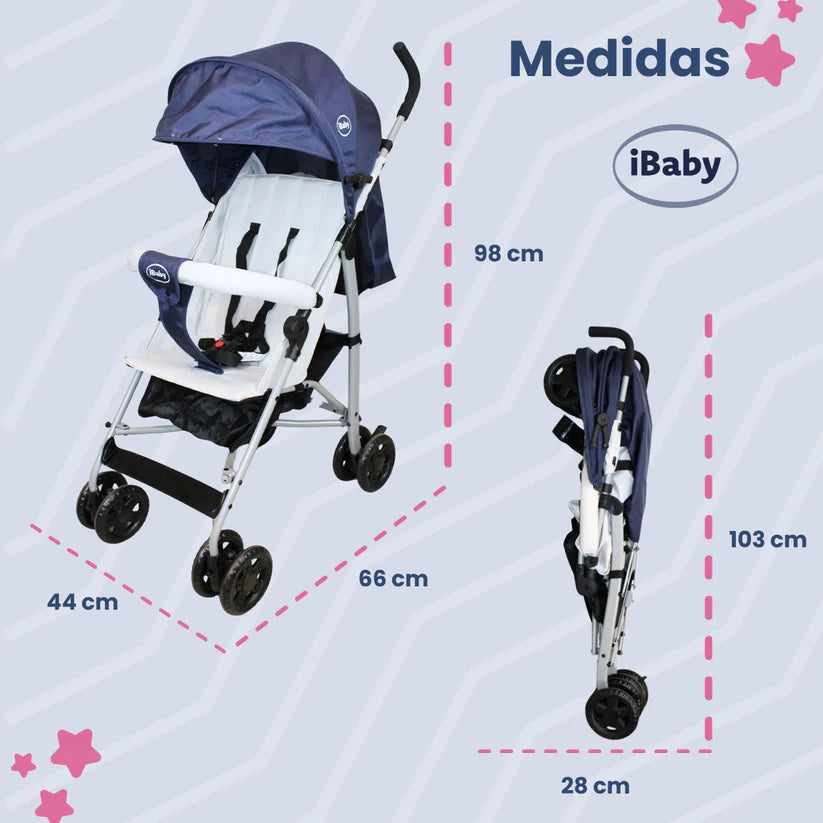 Carriola Piegato iBaby – Bastón ultraligera y compacta