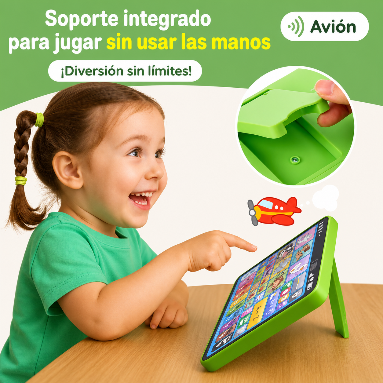 Tableta de Aprendizaje Trilingüe – Español, Inglés y Francés
