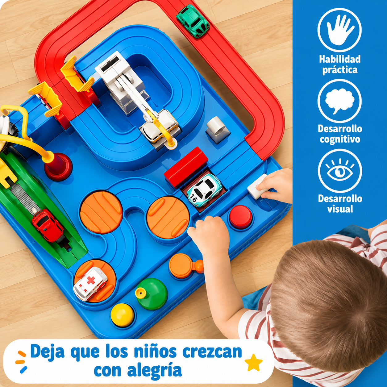 Pista de Carros – Rampa de carreras para niños