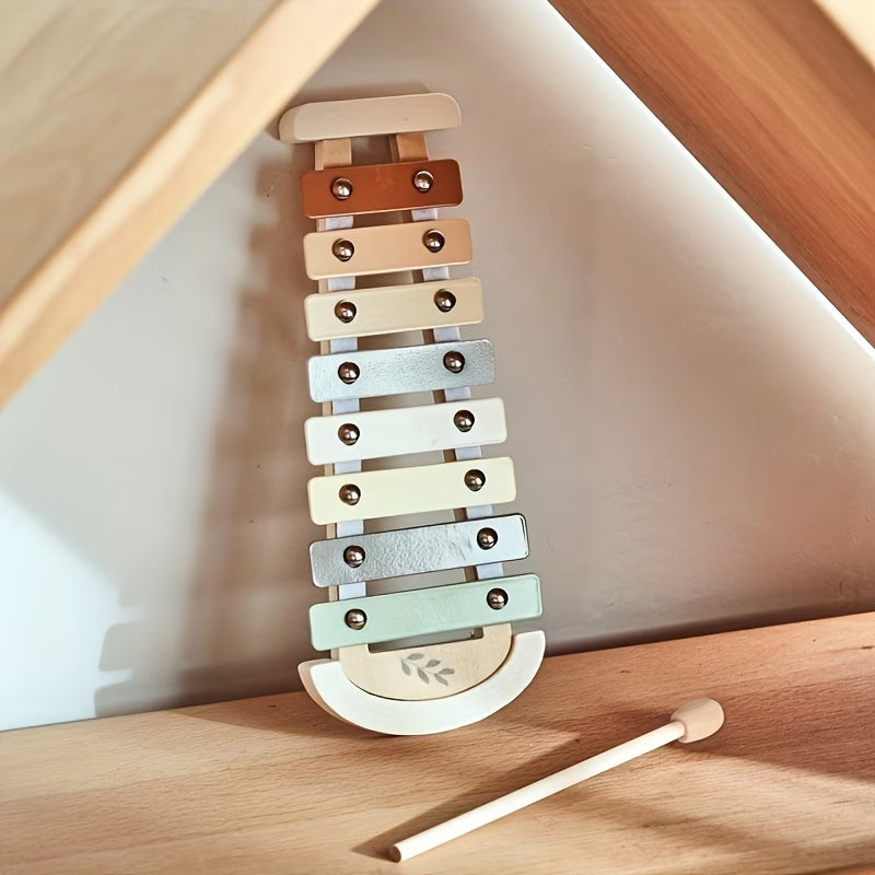 Xilófono Montessori de Madera 8 Tonos – Primer Instrumento Infantil