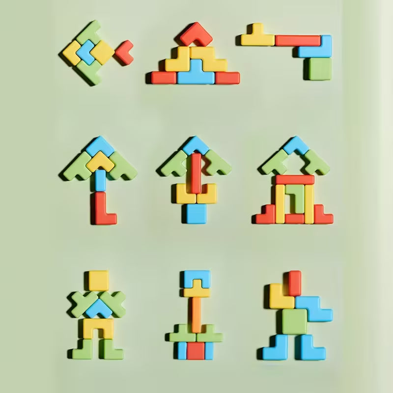 Tetris al Espacio – Rompecabezas Montessori de Lógica