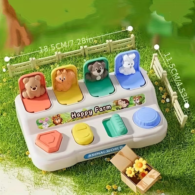 Animalitos del Campo Pick-a-Boo Montessori