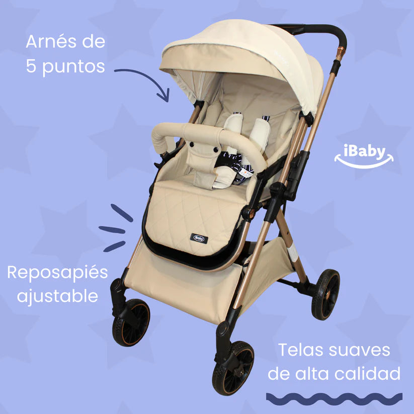 Carriola Tremiti Reversible iBaby – Plegado One Touch