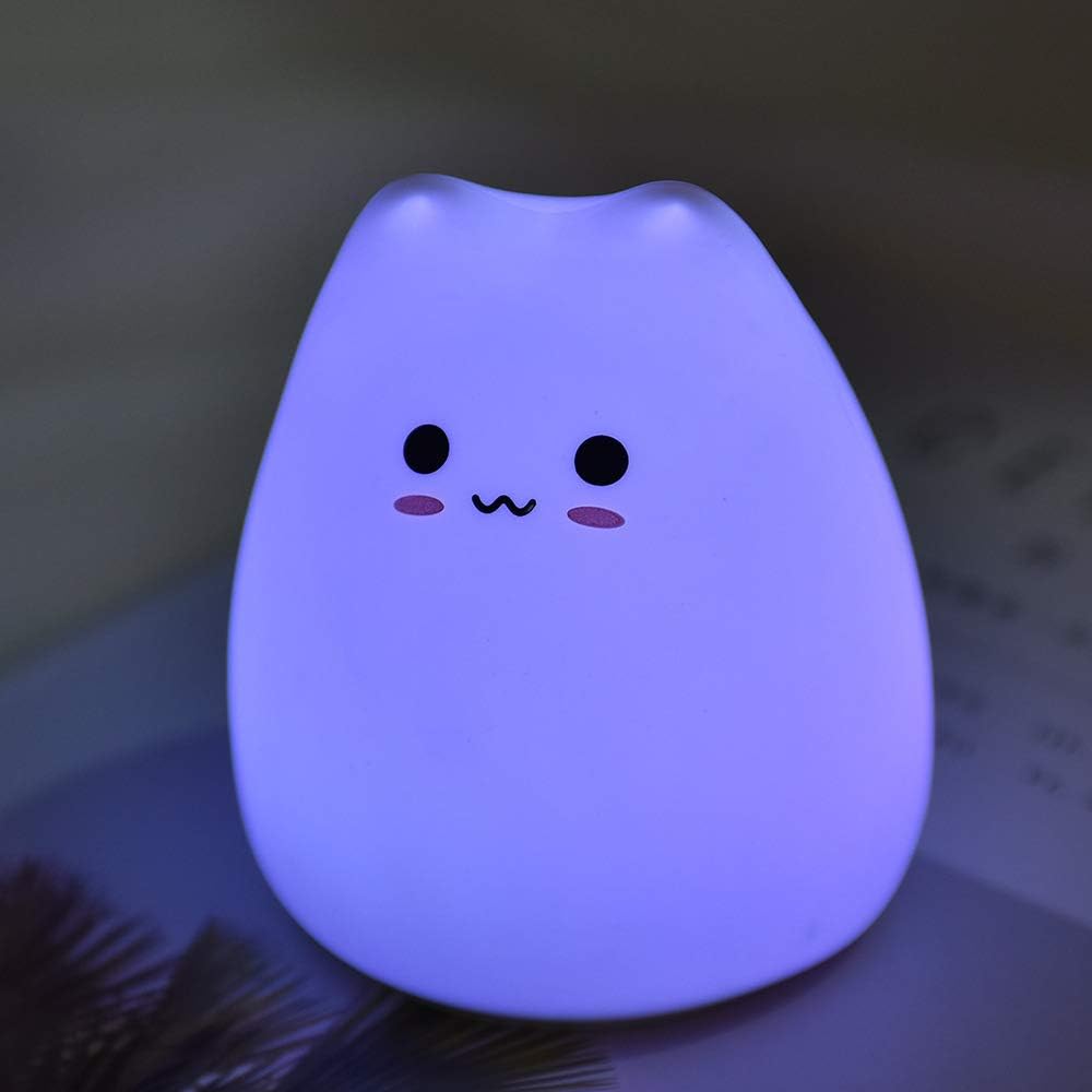 Lámpara Gatito Suave – Little Cat Silicone Light con toque y 3 modos de luz