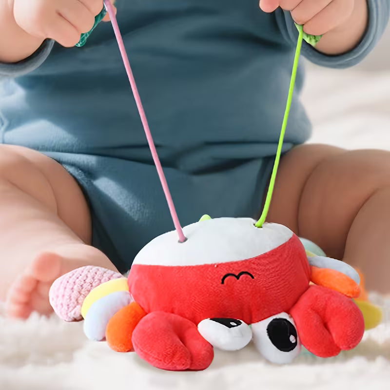 Colgante Sensorial Cangrejo para Bebé – Estimulación Temprana