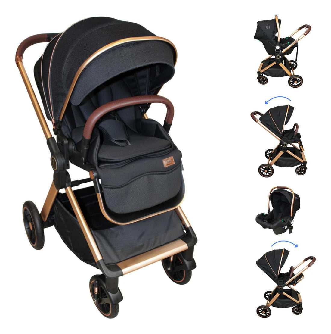 Carriola con Portabebé Victoria iBaby – Sistema Premium