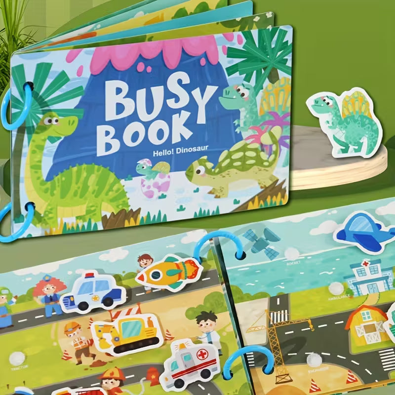 Busy Book Interactivo Temático – Libro Educativo Montessori
