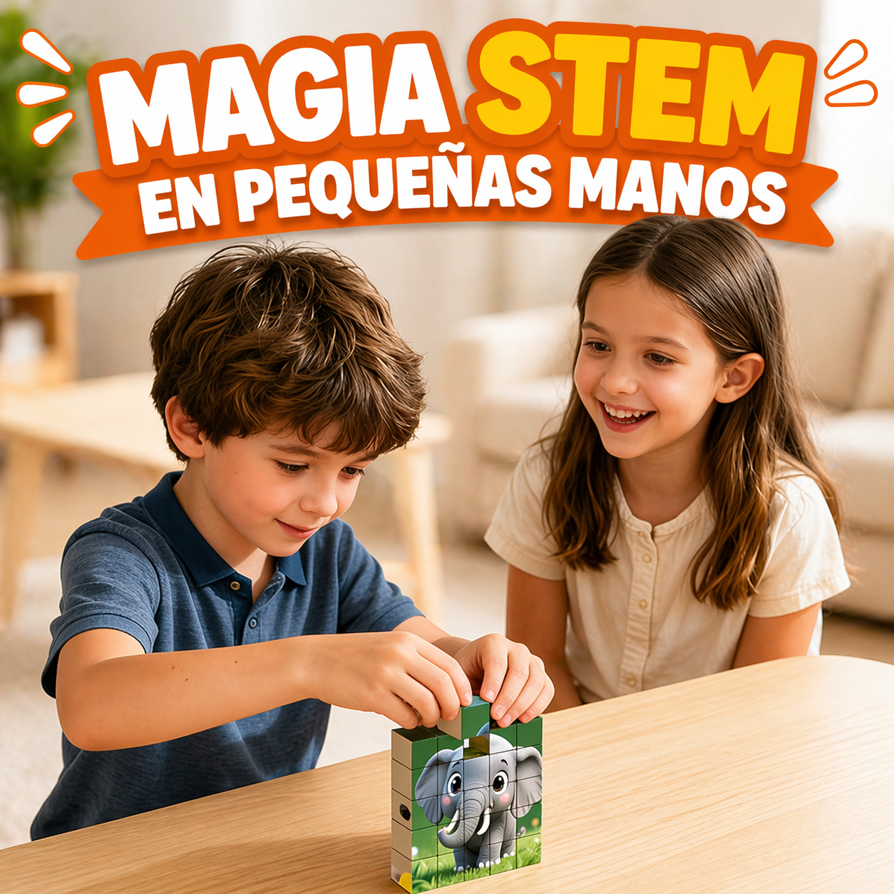 Bloques Magnéticos 25 Piezas – Animales Creativos Montessori