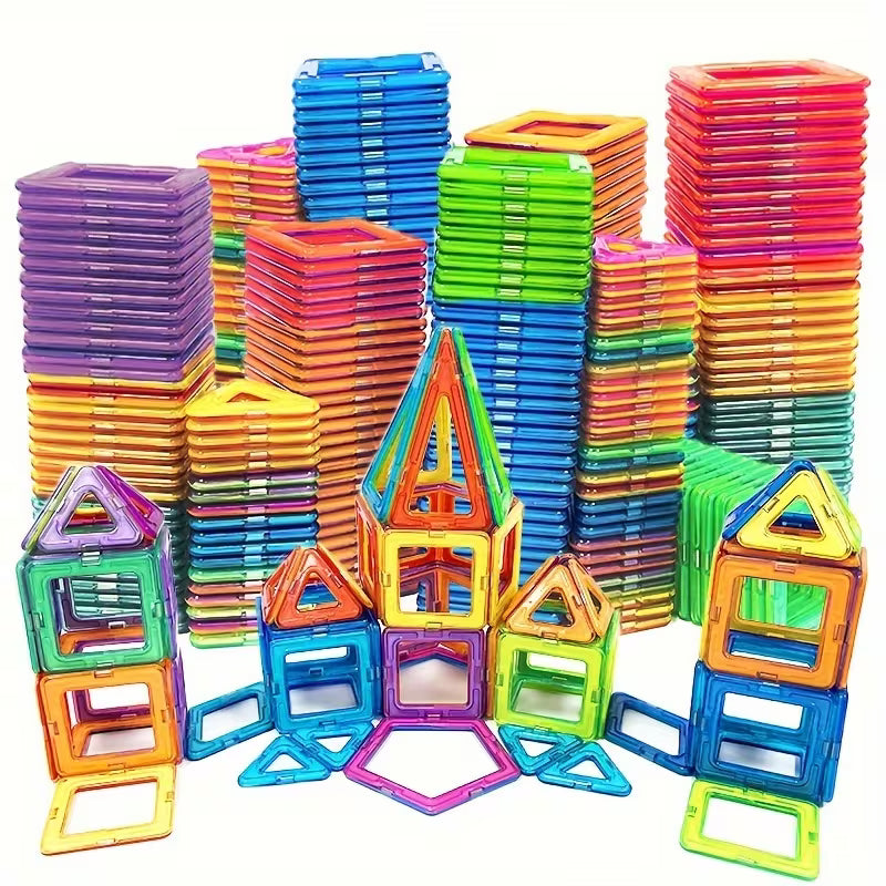 Bloques Magnéticos 48 Piezas – Construcción educativa STEM