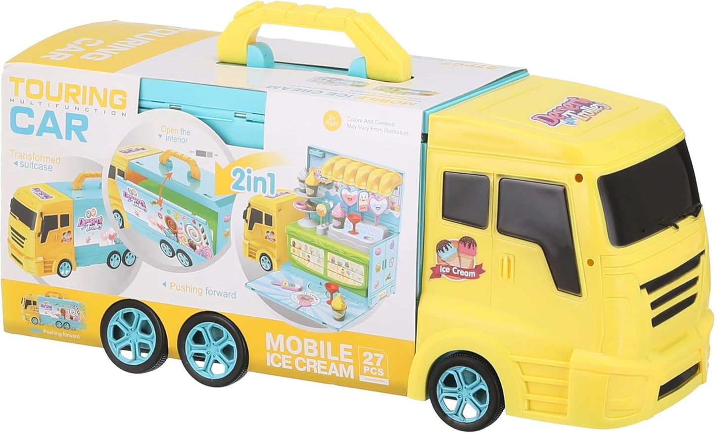 Carrito de Helados 2 en 1 – Juego Didáctico de Postres y Sabores