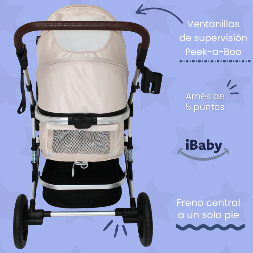 Carriola Murano 4 en 1 iBaby – Travel System Premium