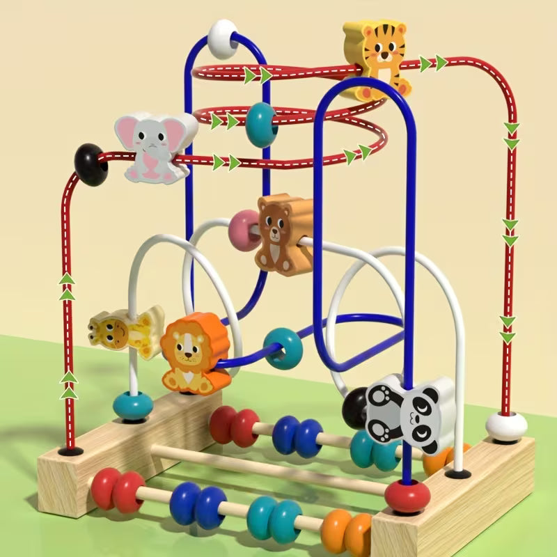 Laberinto Animal Zoo Montessori – Centro de Actividades Sensorial de Madera
