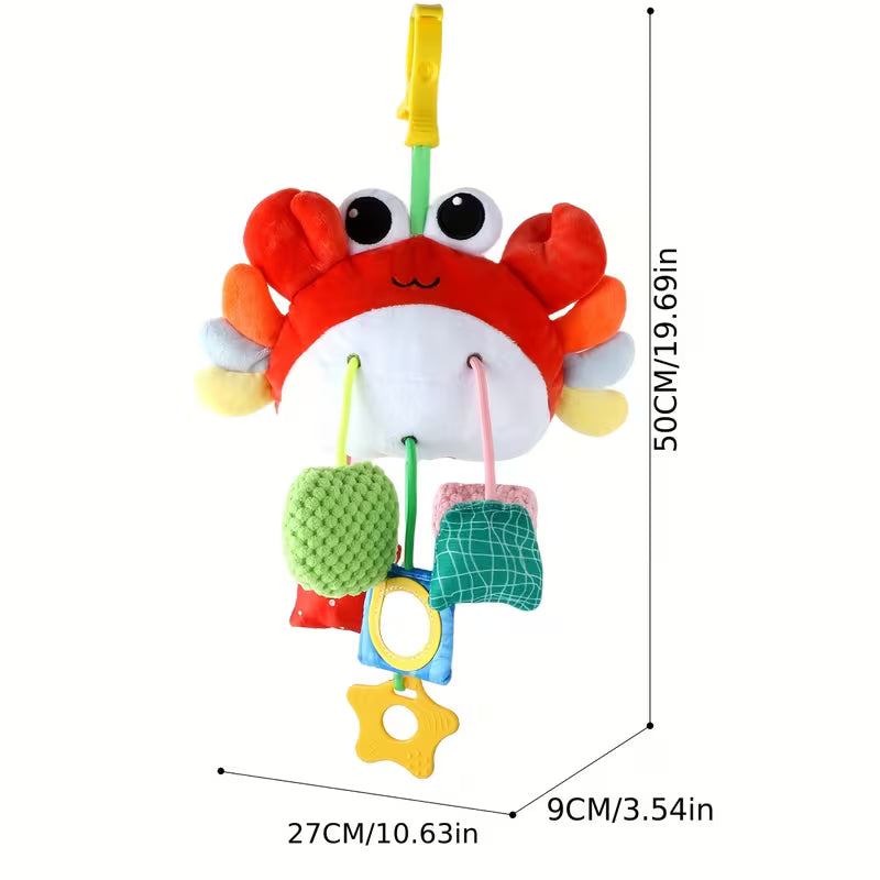 Colgante Sensorial Cangrejo para Bebé – Estimulación Temprana