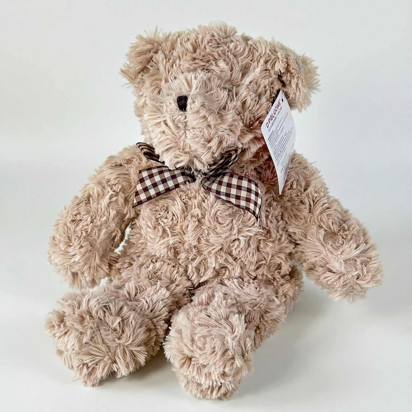 Osito de Peluche Clásico con Moño – Peluche Suave para Niños