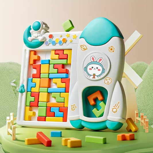 Tetris al Espacio – Rompecabezas Montessori de Lógica
