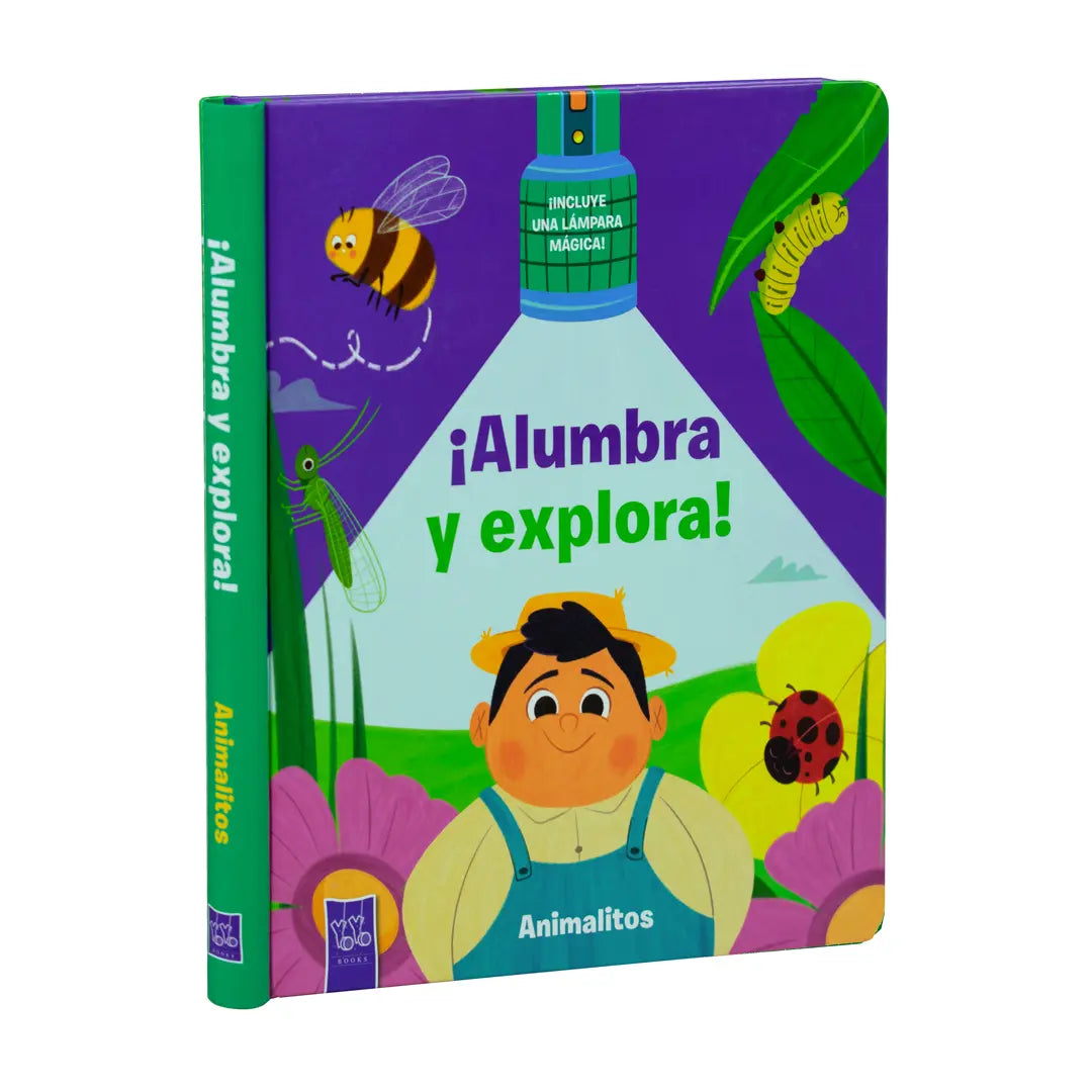 LIBRO INFANTIL: ¡Alumbra y explora! : Animalitos y/o Vehículos