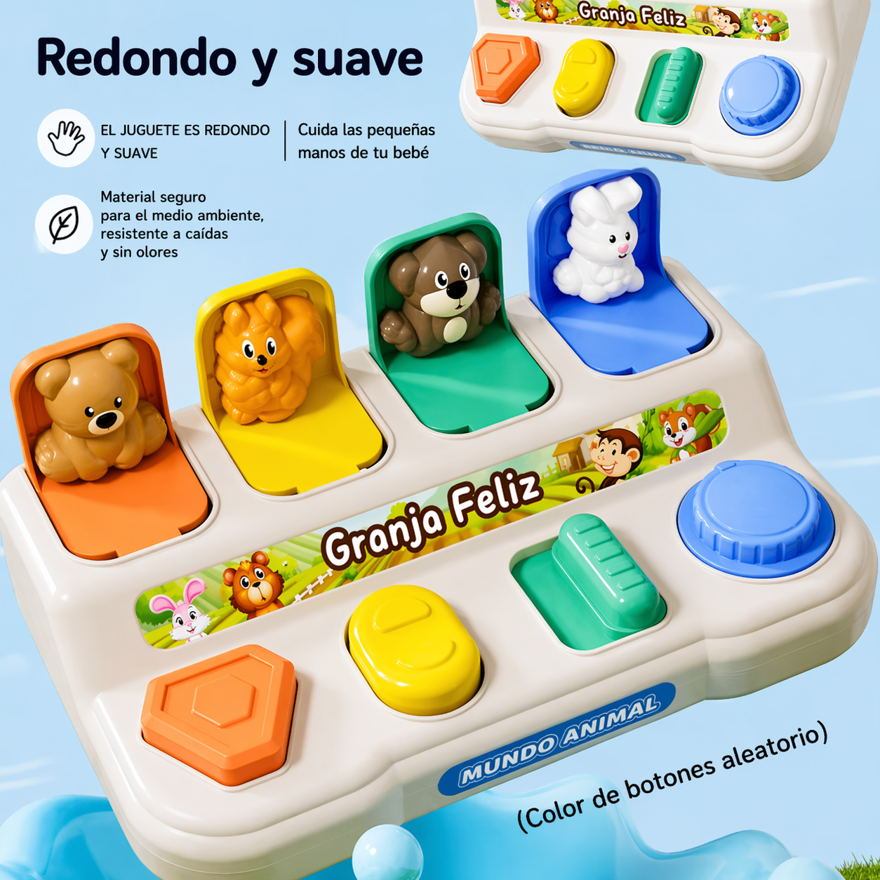 Animalitos del Campo Pick-a-Boo Montessori