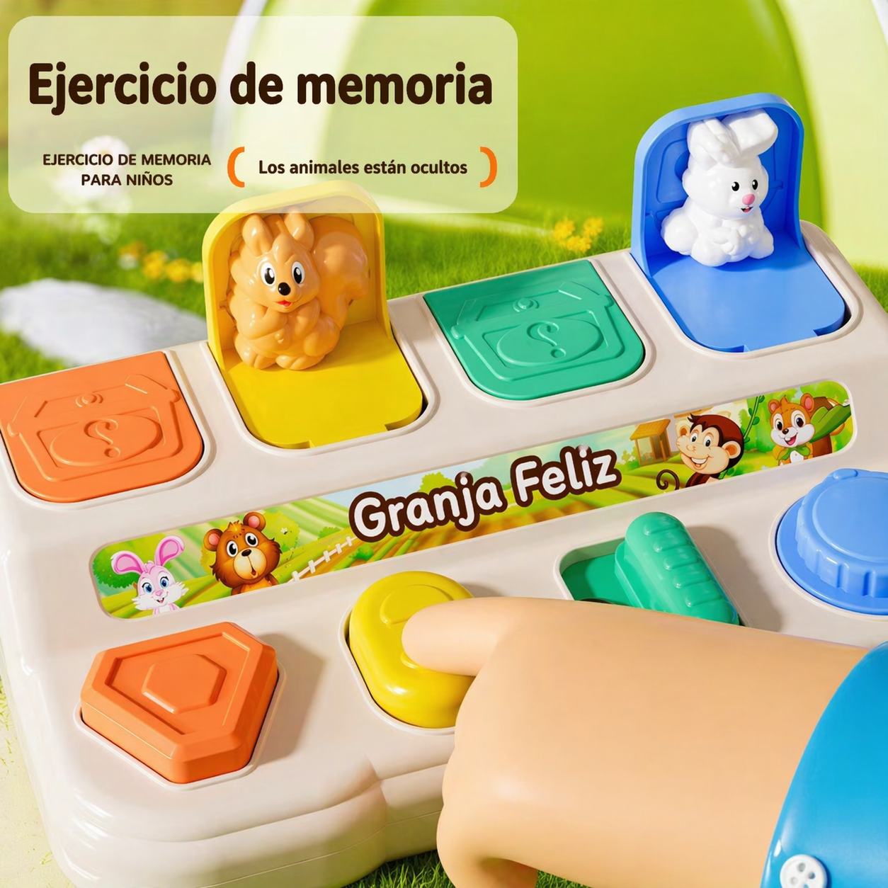 Animalitos del Campo Pick-a-Boo Montessori